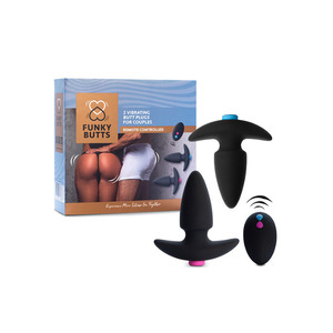 FeelzToys - Funkybutts Buttplug Set With Remote Control Anal Toys